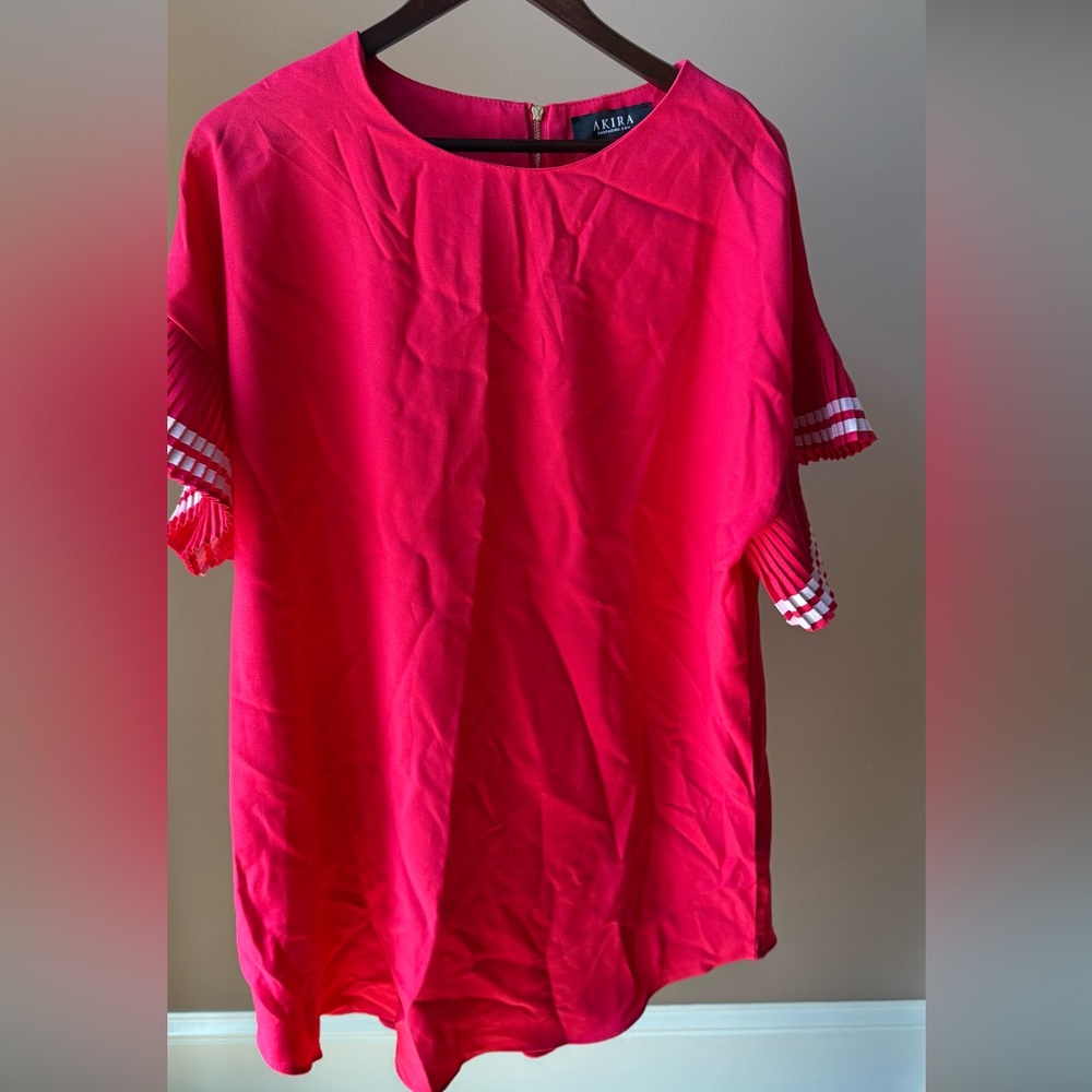 Red AKIRA Women's oversized Top